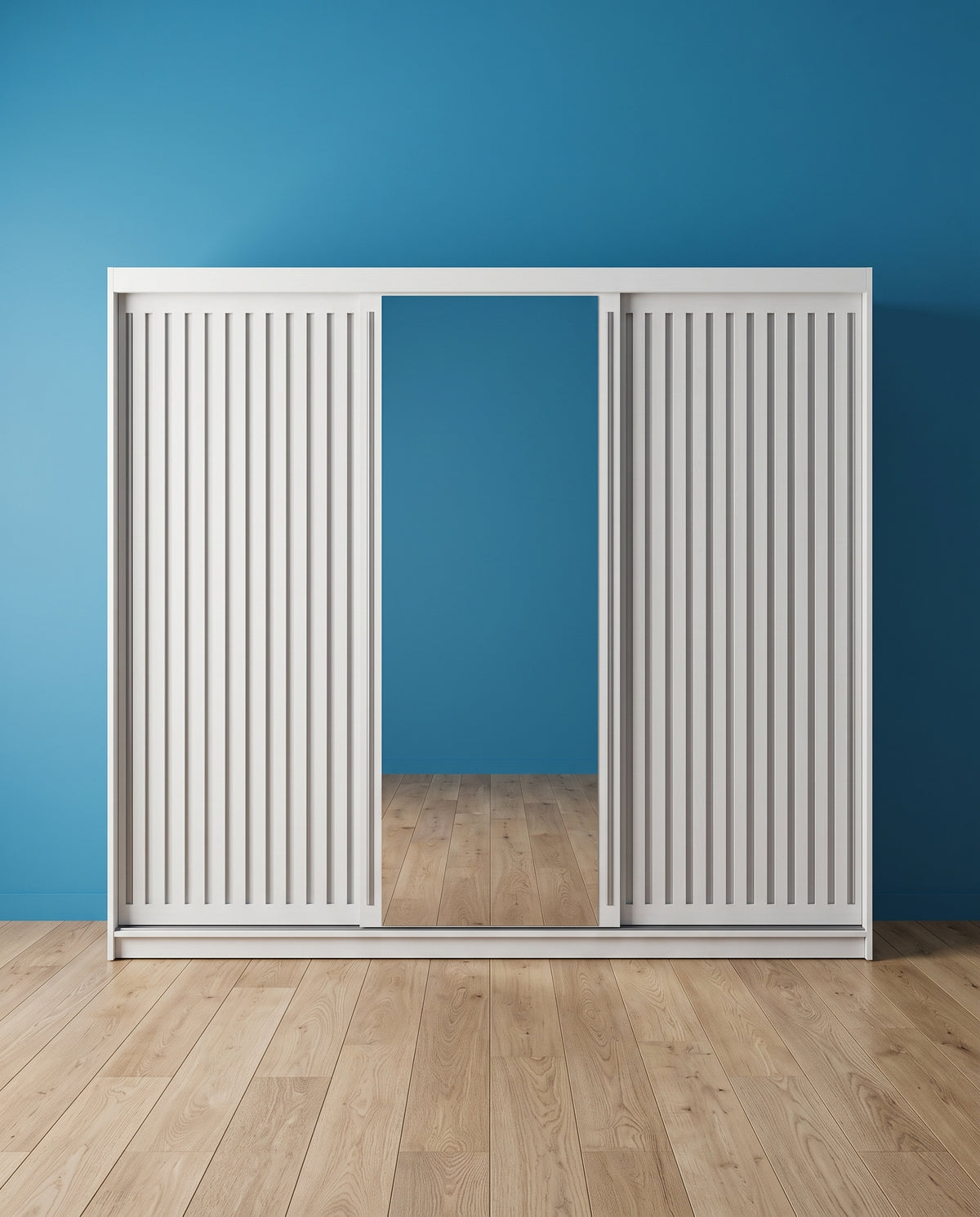 Royal Sliding Wardrobe – Matt Finish | 2 & 3 Doors | 4 Sizes | 4 Colours