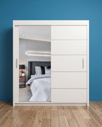 Vision Sliding Door Wardrobe – 2 & 3 Doors | Matt Finish | 5 Sizes | 4 Colours