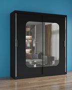Marika Sliding Door Wardrobe – Matt Finish | 4 Sizes | 4 Colours
