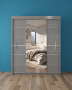 Lisbon Sliding Door Wardrobe – 2 & 3 Doors | Matt Finish | 5 Sizes | 4 Colours