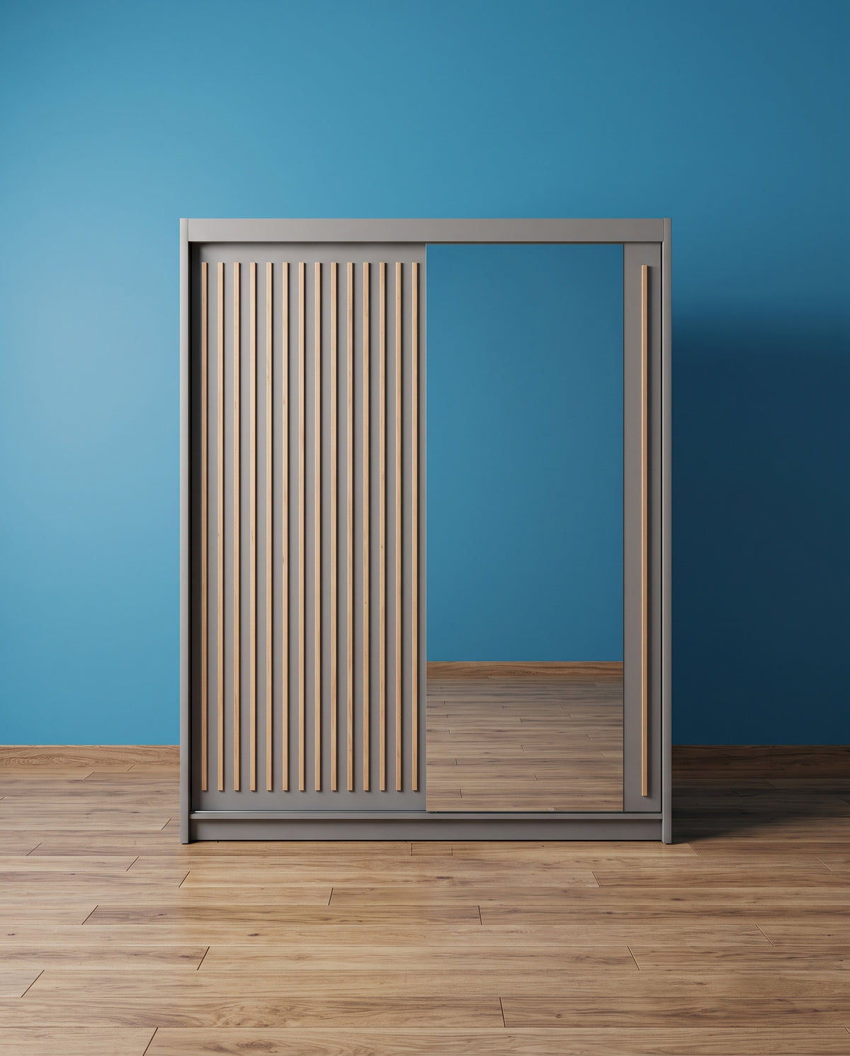 Royal Sliding Wardrobe – Matt Finish | 2 & 3 Doors | 4 Sizes | 4 Colours