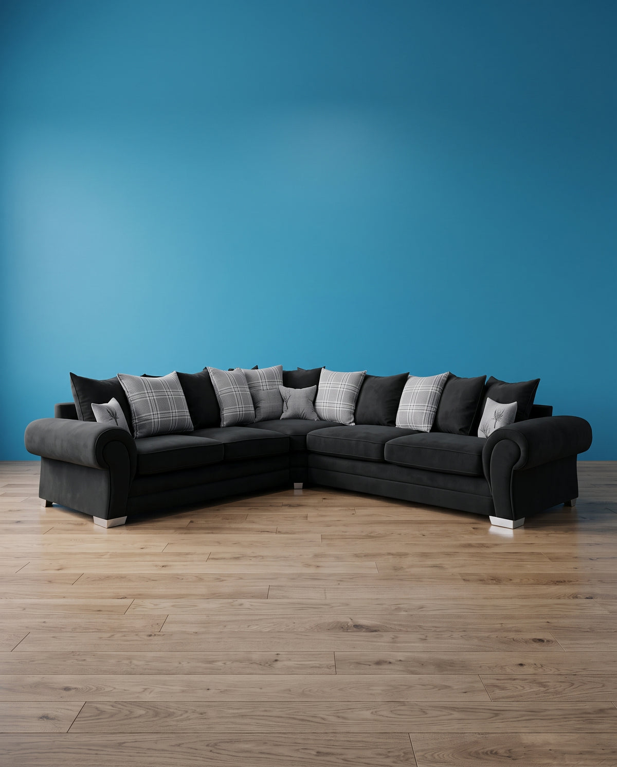 Verona Sofa – Corner, 2 Seater & 3 Seater | Plush Velvet | 5 Colours