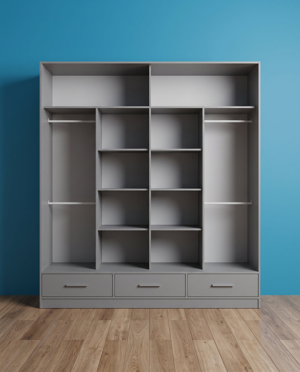 Sycilia High Gloss Sliding Door Wardrobe – 2 & 3 Doors | 2 Sizes | 3 Colours