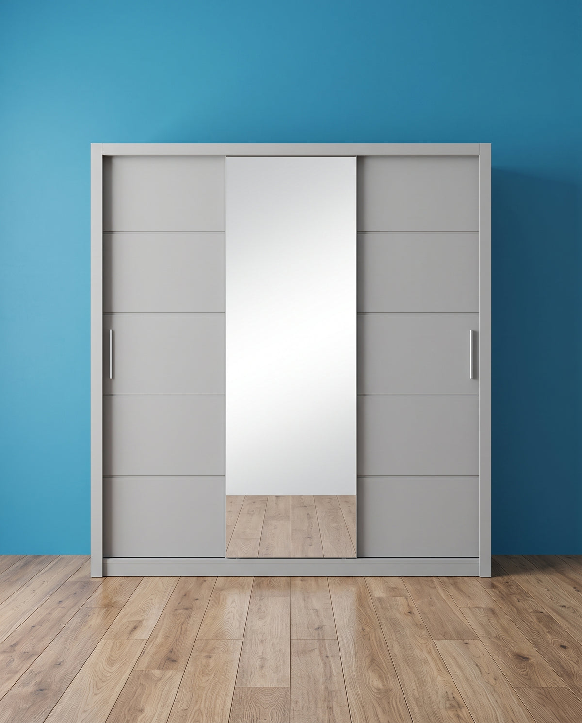 Vision Sliding Door Wardrobe – 2 & 3 Doors | Matt Finish | 5 Sizes | 4 Colours