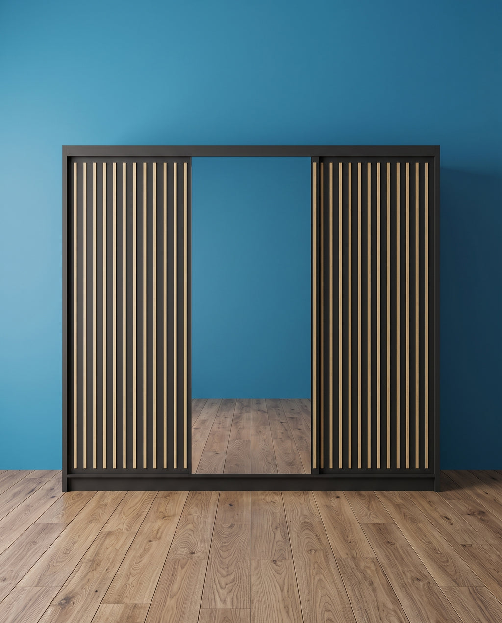 Royal Sliding Wardrobe – Matt Finish | 2 & 3 Doors | 4 Sizes | 4 Colours