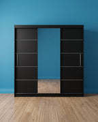 Vision Sliding Door Wardrobe – 2 & 3 Doors | Matt Finish | 5 Sizes | 4 Colours