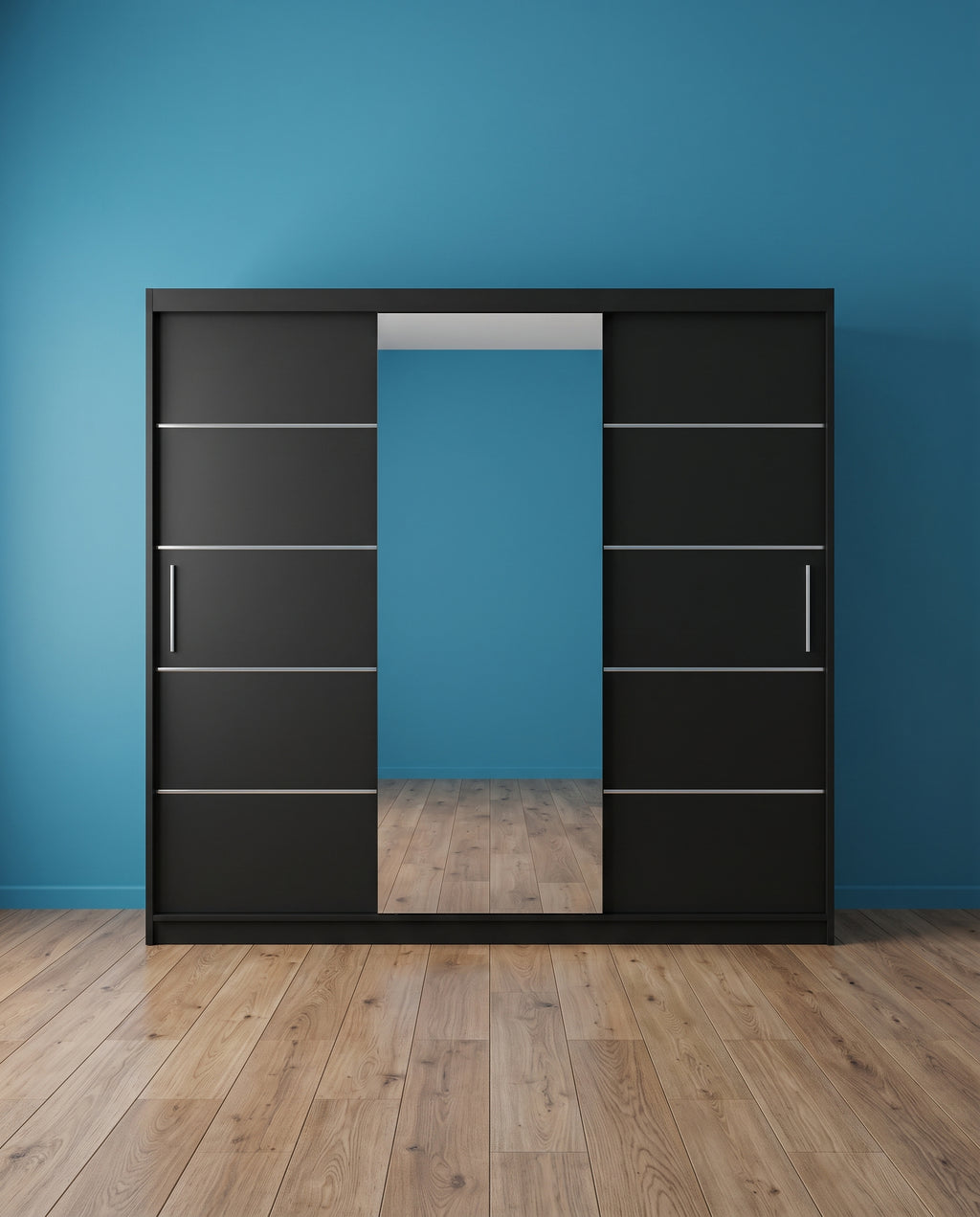 Lisbon Sliding Door Wardrobe – 2 & 3 Doors | Matt Finish | 5 Sizes | 4 Colours