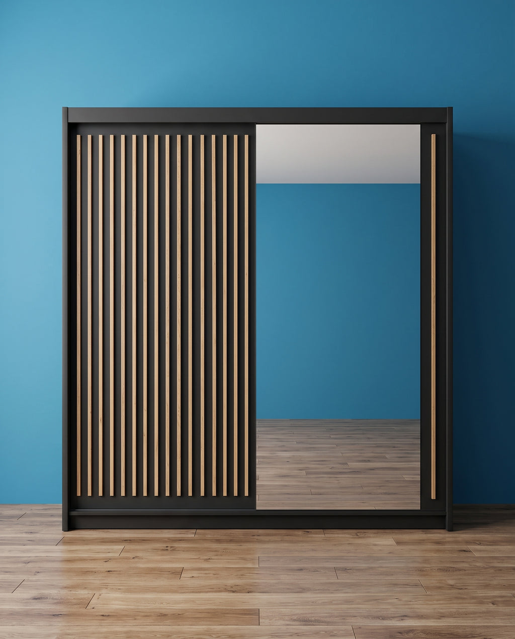 Royal Sliding Wardrobe – Matt Finish | 2 & 3 Doors | 4 Sizes | 4 Colours
