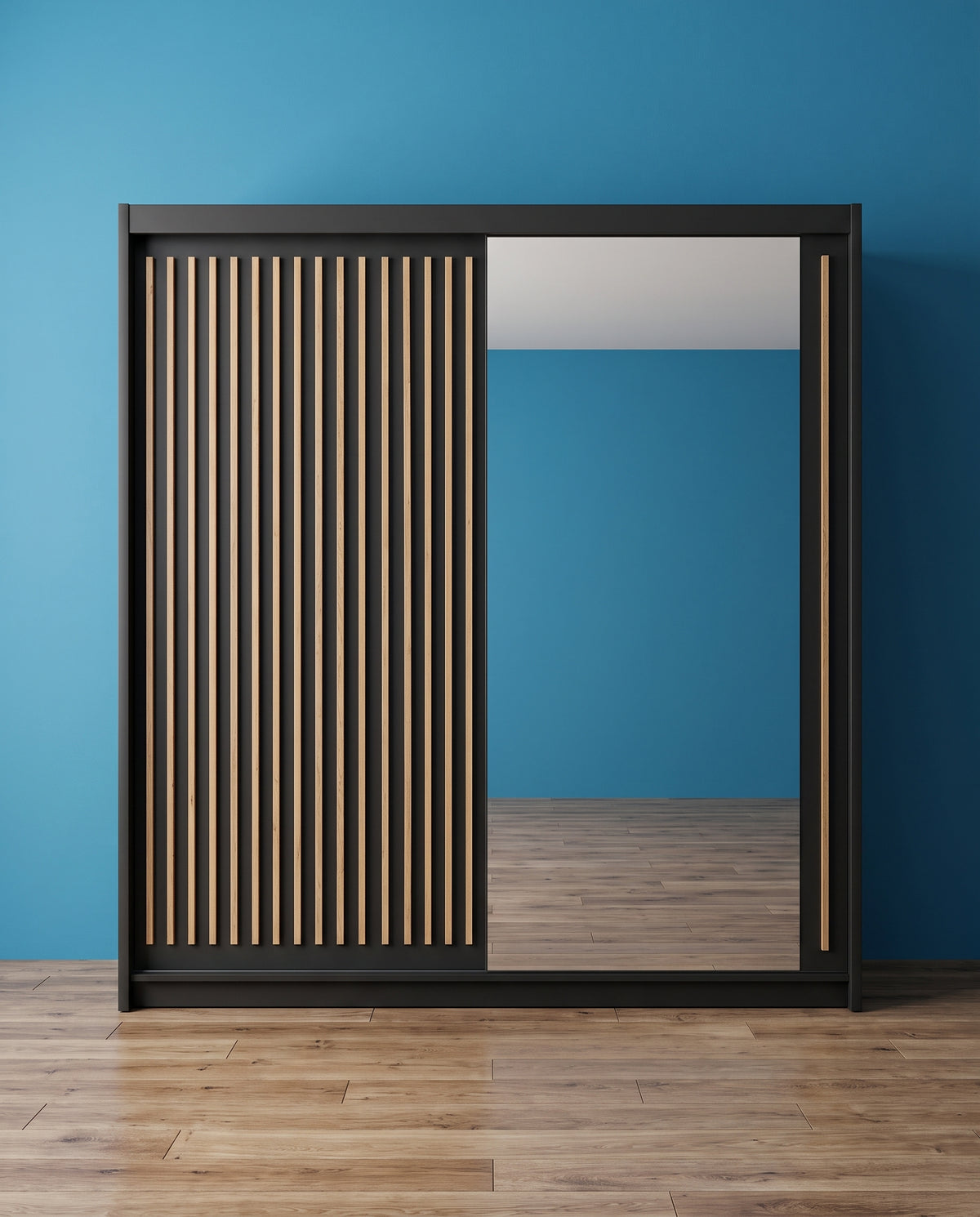 Royal Sliding Wardrobe – Matt Finish | 2 & 3 Doors | 4 Sizes | 4 Colours
