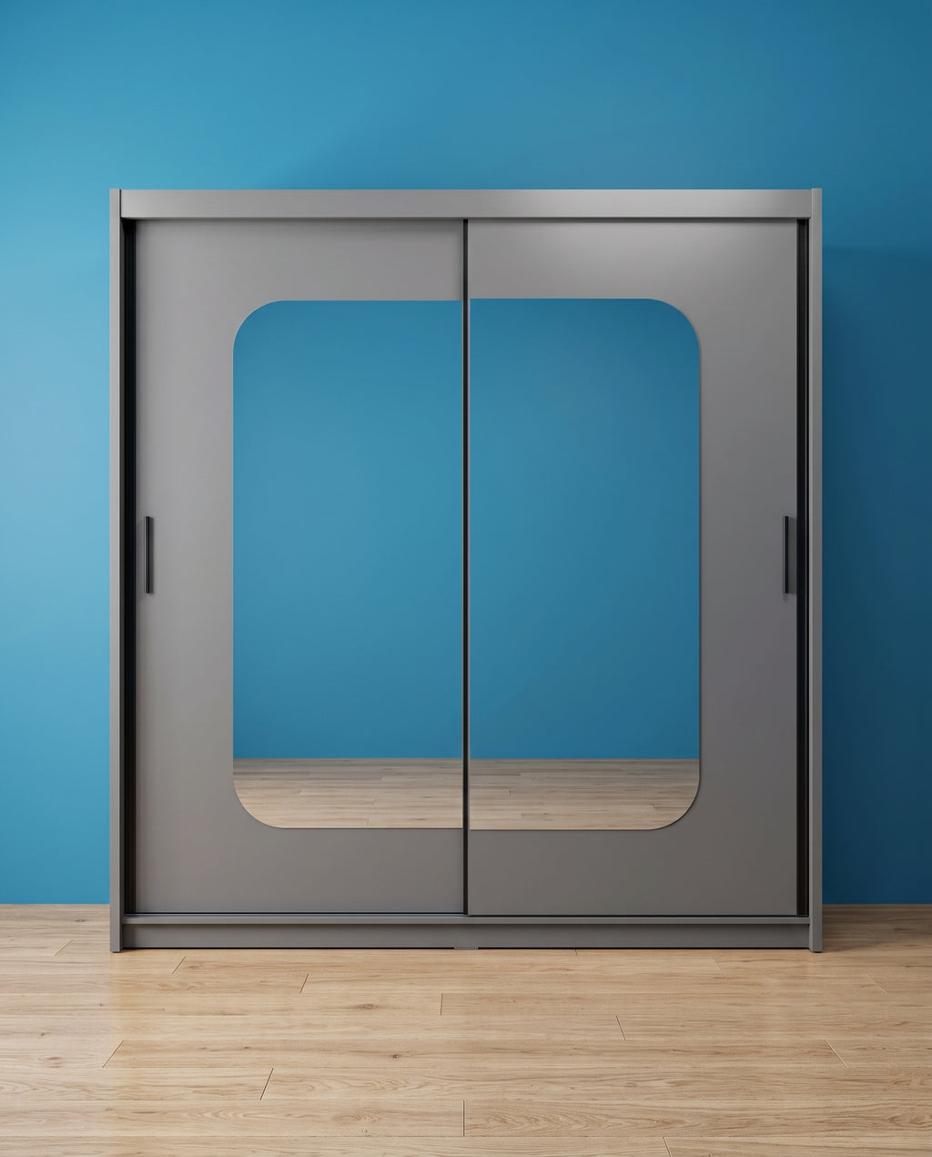Marika Sliding Door Wardrobe – Matt Finish | 4 Sizes | 4 Colours