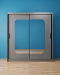 Marika Sliding Door Wardrobe – Matt Finish | 4 Sizes | 4 Colours
