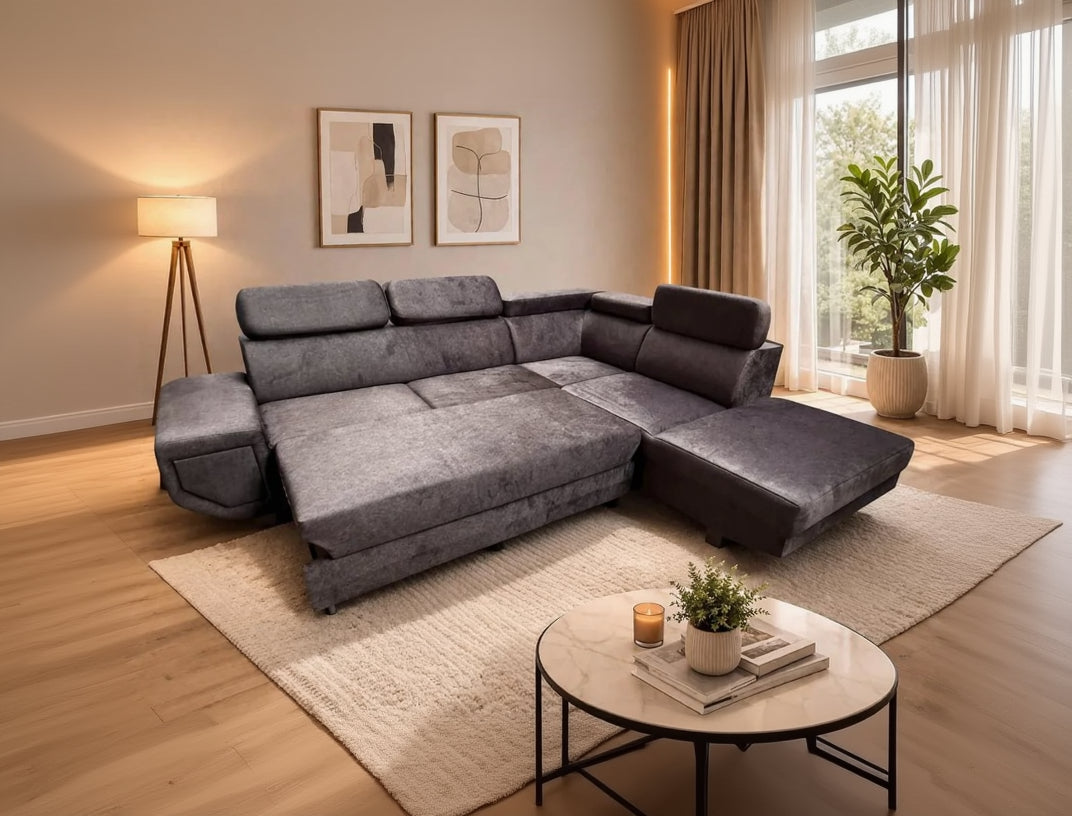Artic Sofa Bed With Storage Left Hand/ Right Hand Facing Corner