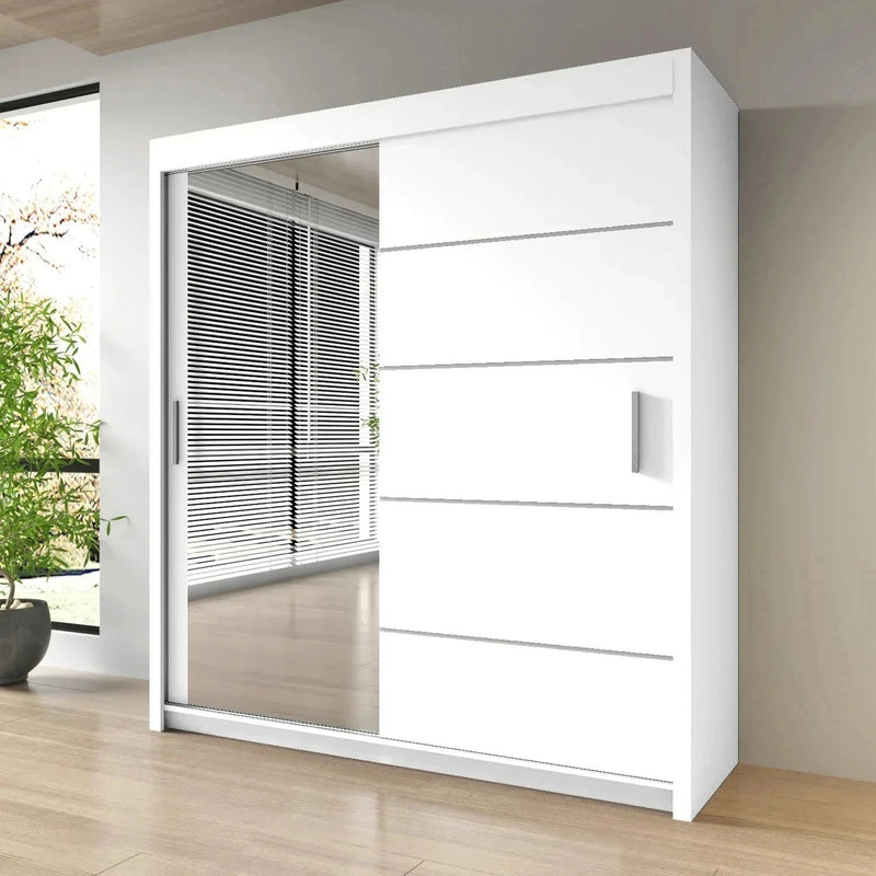 LYON Sliding Door Wardrobe With Mirror