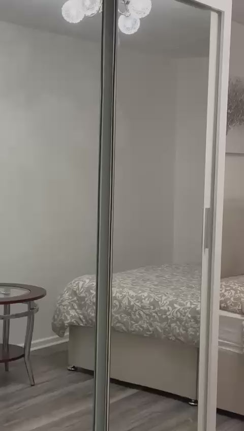 Milan Sliding Door Wardrobe with Mirror & 7 Sizes | 4 Colours