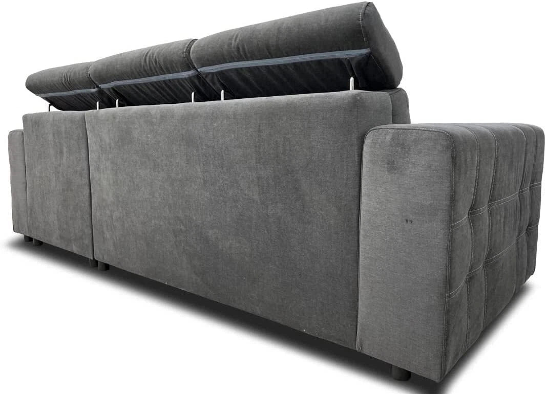 NZ Luca Corner Sofa Bed With Storage Fabric Sofa Universal Side Sofa Bed