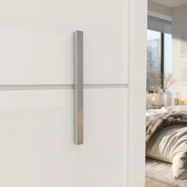 Vision Sliding Door Wardrobe – 2 & 3 Doors | Matt Finish | 5 Sizes | 4 Colours